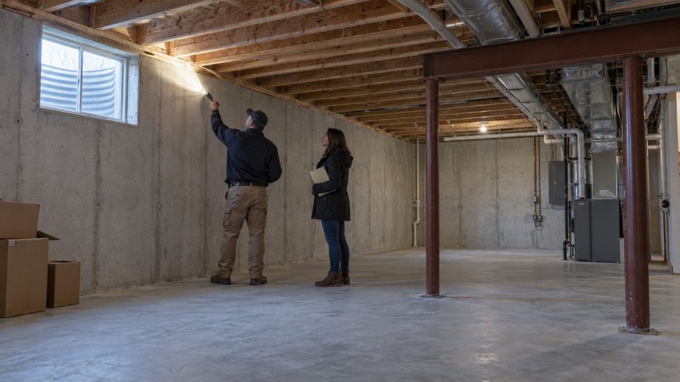 Pre-purchase mold inspection of a home in Rock County, Wisconsin