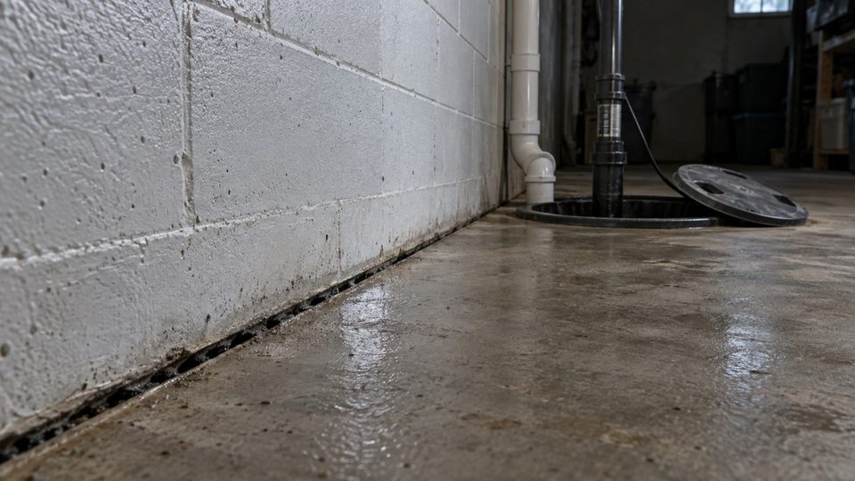 Basement slab joint and sump pit, the shared entry path for radon and moisture